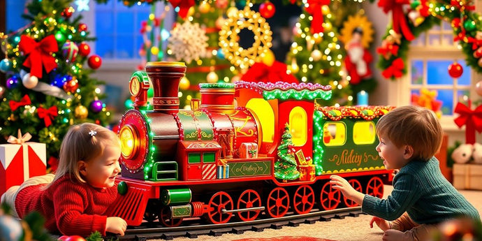 Entdecken Sie die Magie des Weihnachtszugspielzeugs für Kinder!