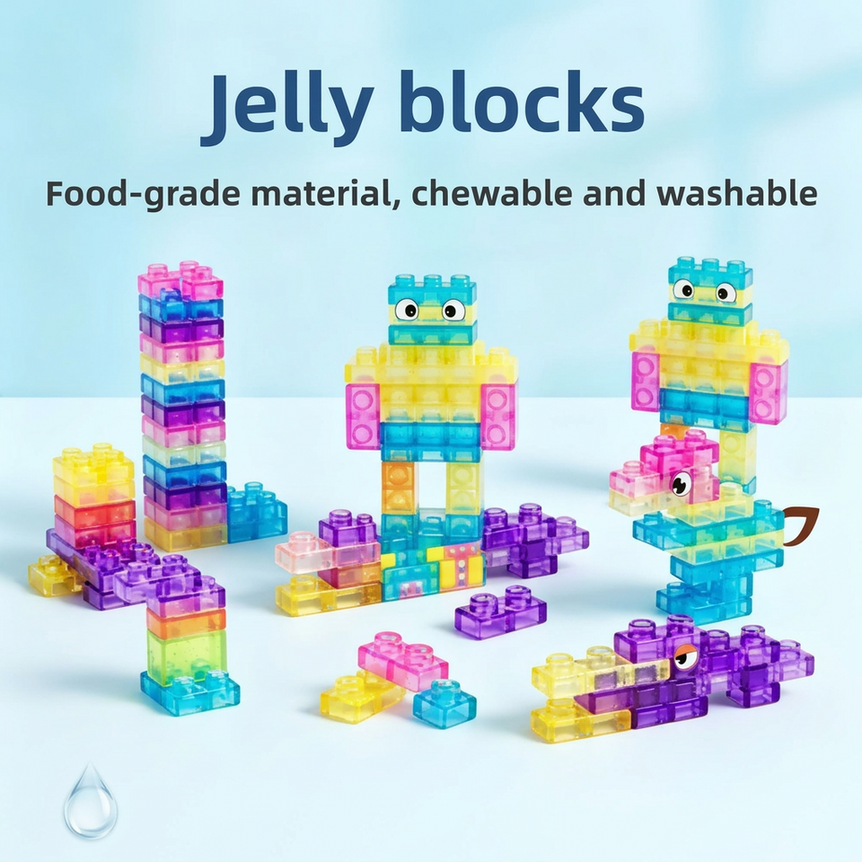 JellyBuild – Weich & Kreativ – Flexible Jelly-Bausteine