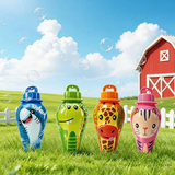BubblePals – Fröhlich & Verspielt – Auslaufsicherer Mini-Seifenblasen-Spender mit Tiermotiven