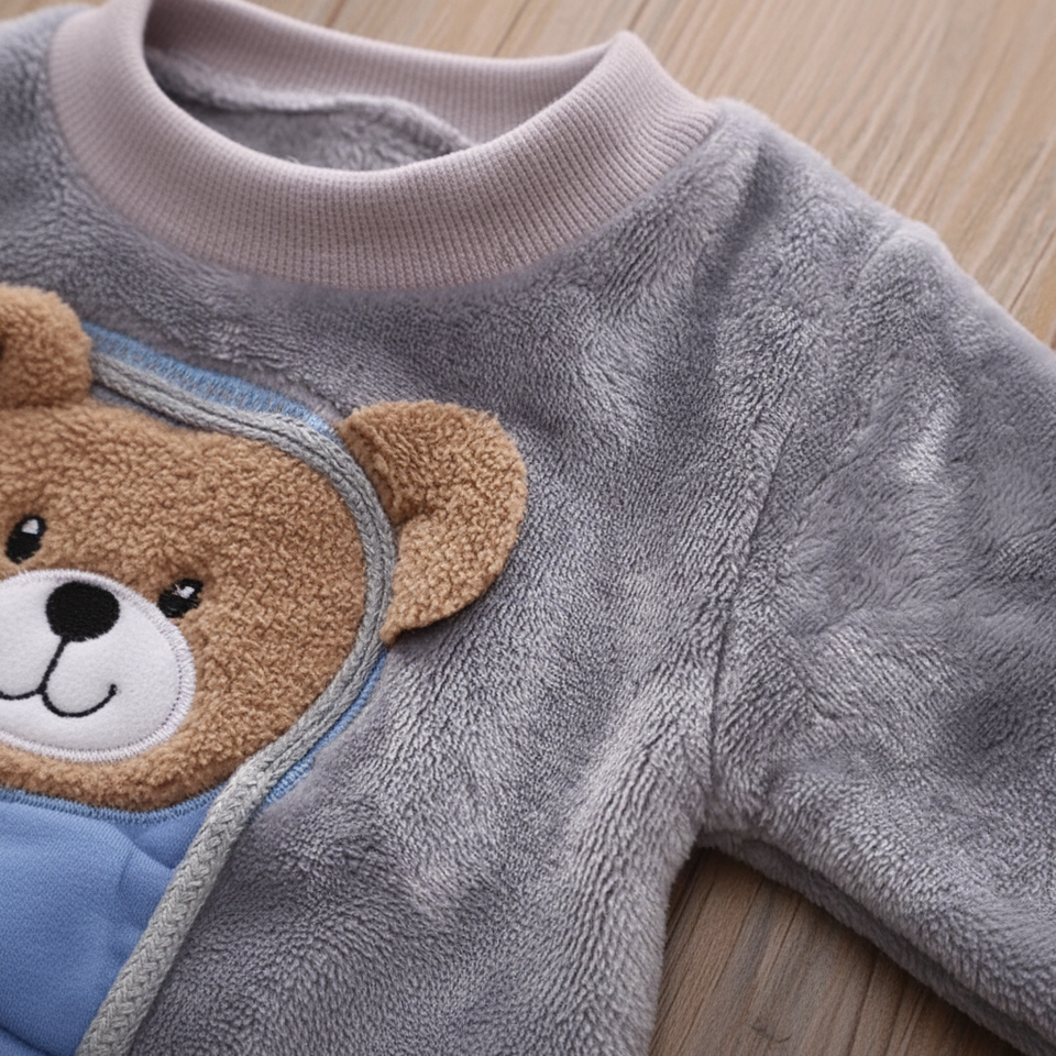 CozyBear – Warm & Weich – Kinder-Trainingsanzug mit Bärenmotiv