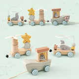 Color Spring – Spielen & Entwickeln – Sensorisches Babyspielzeug aus Holz