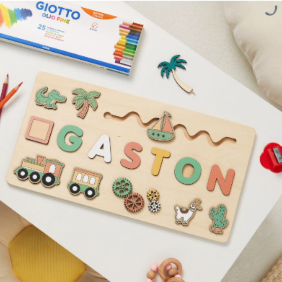 Woods™ - Genieße ein Puzzle mit deinem eigenen Namen! - Personalisiertes Puzzle