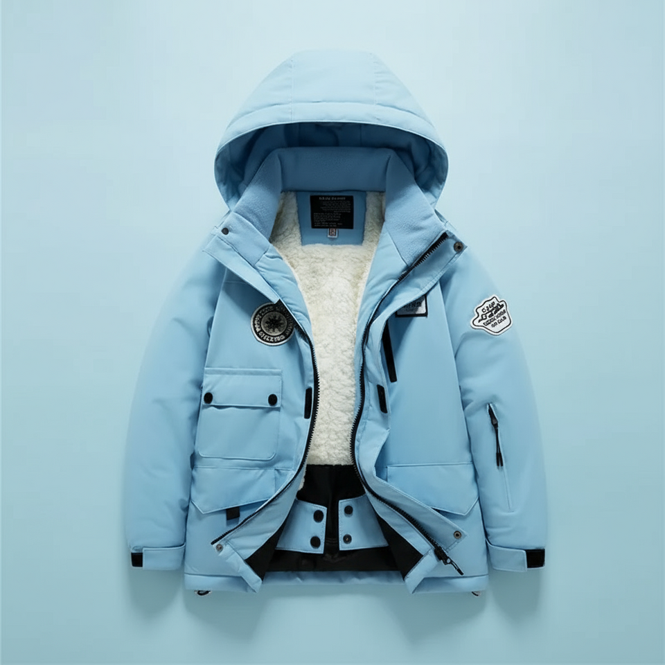 GlacierFit – Atmungsaktiv & schützend Wasserdicht – Skianzug mit Fleecefutter