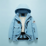 GlacierFit – Atmungsaktiv & schützend Wasserdicht – Skianzug mit Fleecefutter