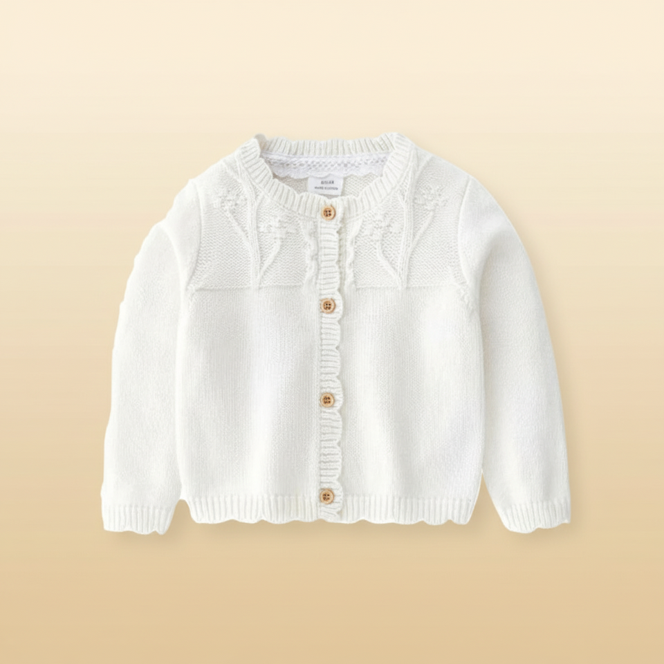 CozyCub – Bequem & Modisch – Gestrickter Kinder-Cardigan-Pullover