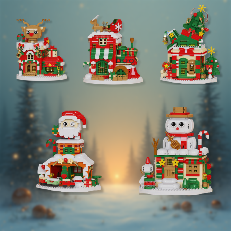 SnowieBlocks – Süß & lustig – Weihnachtsbauklötze