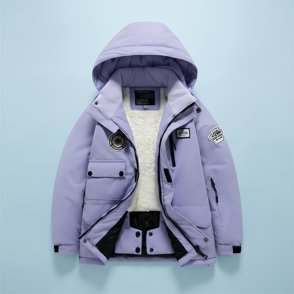 GlacierFit – Atmungsaktiv & schützend Wasserdicht – Skianzug mit Fleecefutter