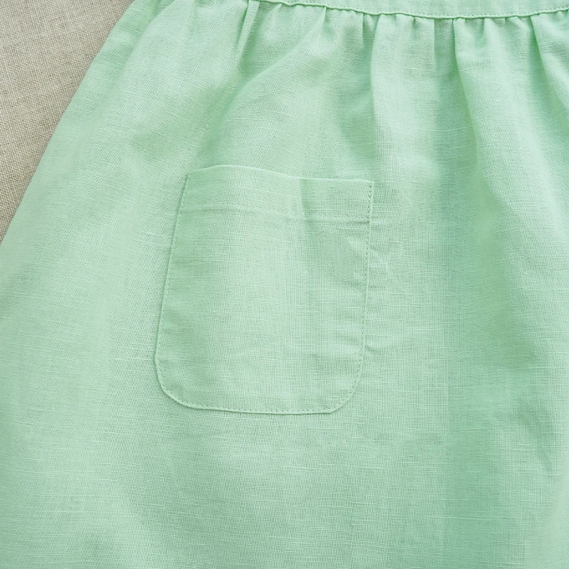 BloomGrace – Niedlich & bequem – Kinderkleid mit Schleife und verstellbaren Trägern