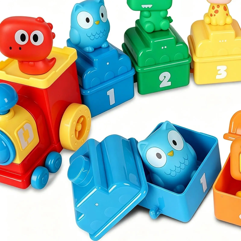 SmartTrain – Lernreich & unterhaltsam – Spielzeug-Eisenbahnset für Kinder