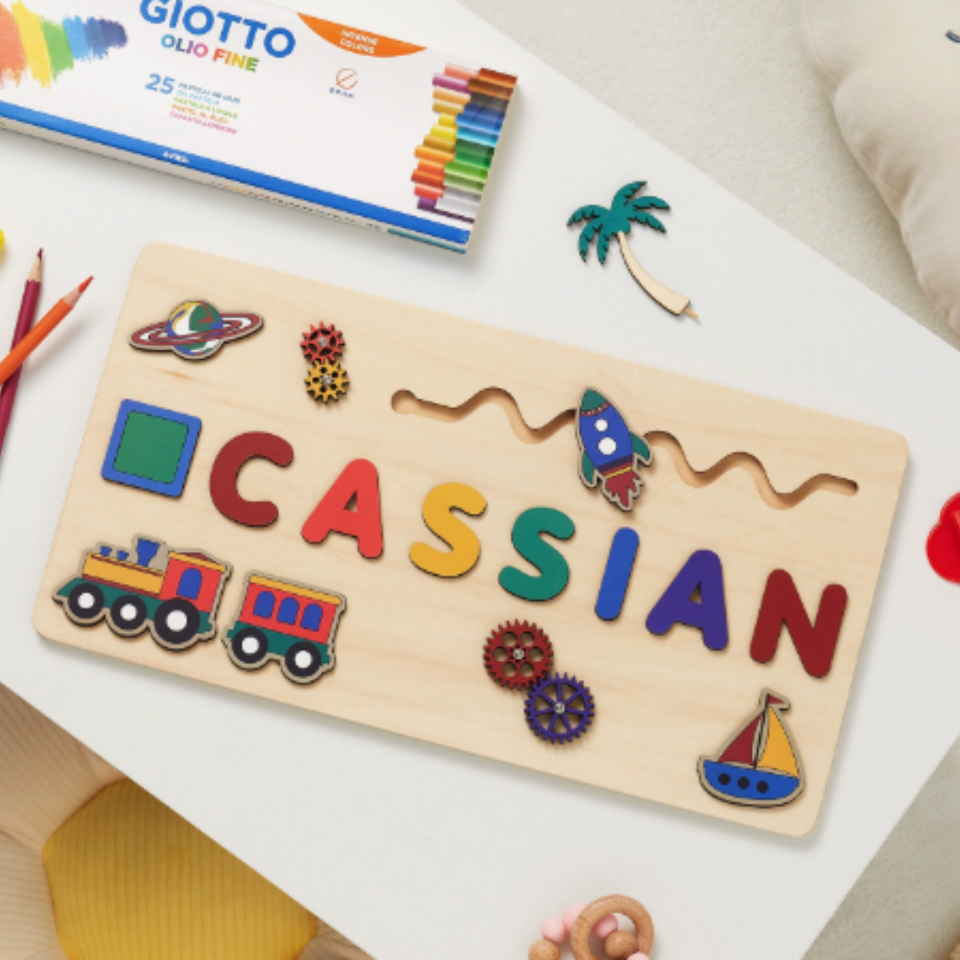 Woods™ - Genieße ein Puzzle mit deinem eigenen Namen! - Personalisiertes Puzzle