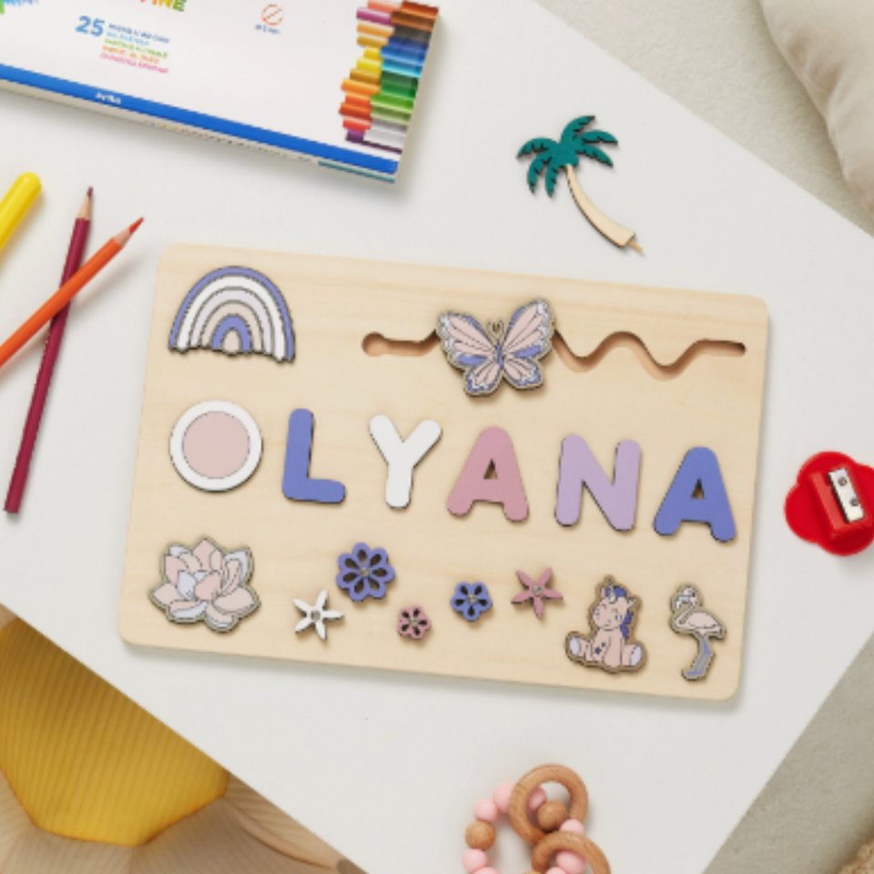 Woods™ - Genieße ein Puzzle mit deinem eigenen Namen! - Personalisiertes Puzzle