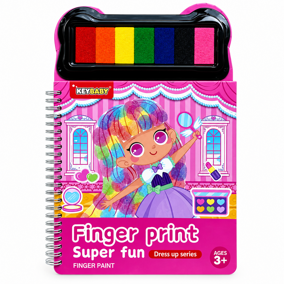 FingerArt – Kreativ & farbenfroh – Fingerfarbenbuch für Kinder
