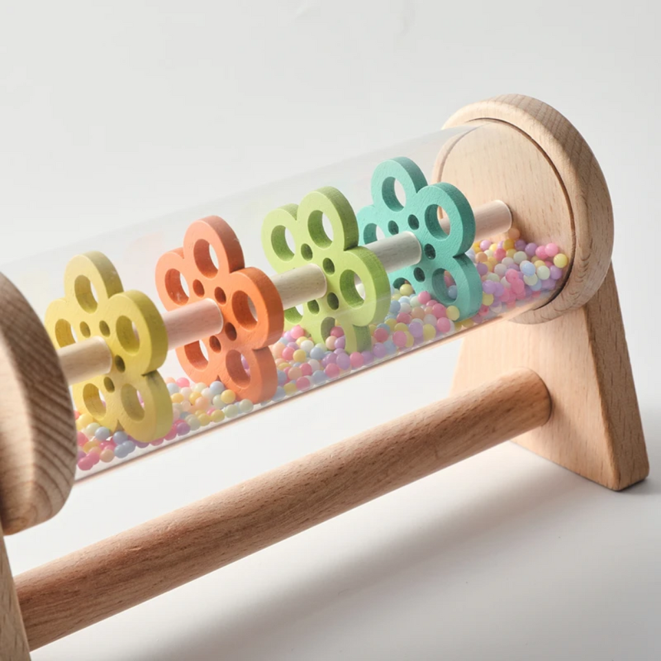 TinyMelody – Beruhigend & lehrreich – Musikspielzeug aus Holz mit Regengeräusch