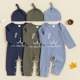CuddleBaby – Hallo, ich bin neu hier – Set aus Baby-Strampler und Mütze