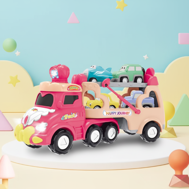 DinoDrive – Kreativ & abenteuerlich – 5-in-1-Lkw-Spielset