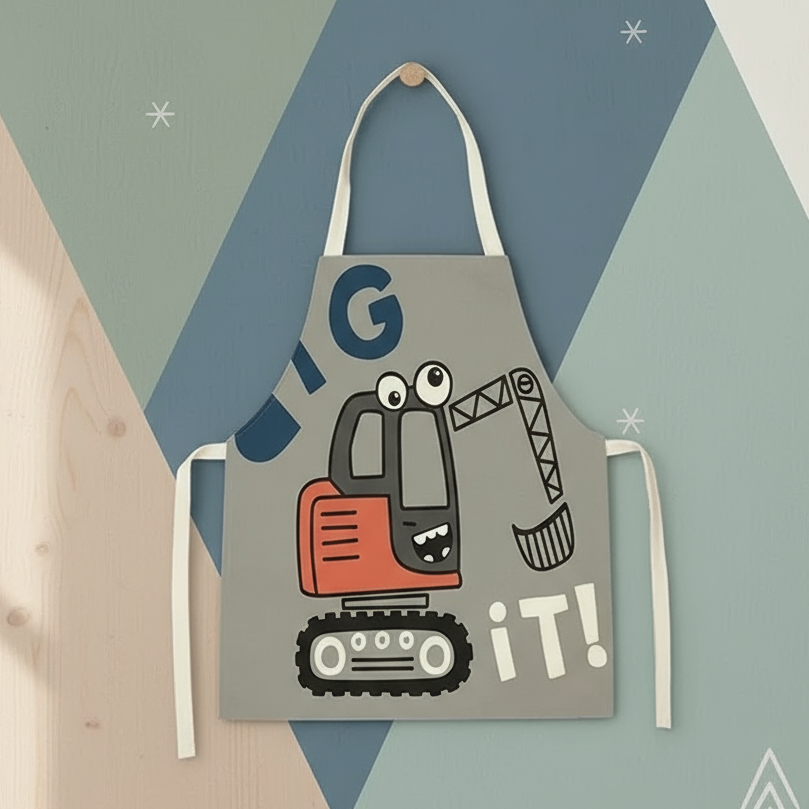 MiniChef™ – Verspielt & schmutzabweisend - Schürze für Kinder