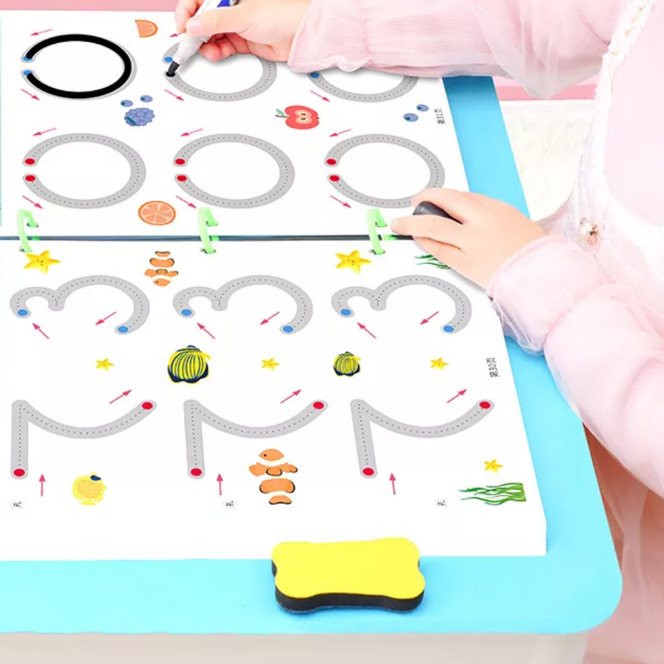 Line Book™ | Die erste Einführung in das Schreiben - Schreibbuch