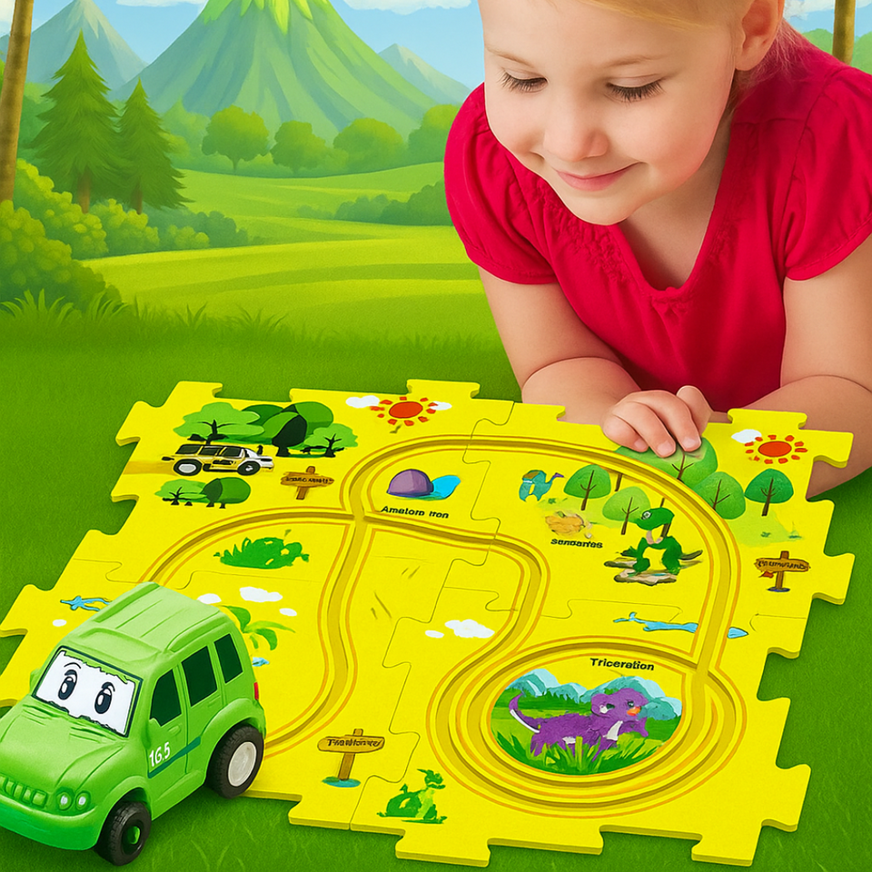 Car Track™ - Bauen, spielen und entdecken - Spielzeugauto-Set