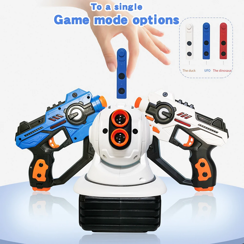 TargetPro – Wettkampf & Abenteuer – Laser-Schießspiel-Set mit Pistolen