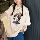 CuteStyle – Trendig & bequem – T-Shirt mit übergroßem Cartoon-Aufdruck