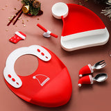 MiniMeal – Sicher & rutschfest – Silikon-Kleinkind-Geschirrset mit Besteck