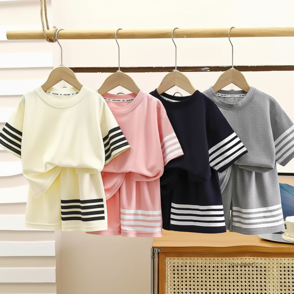 MiniSport – Sport & Freizeit – 2-teiliges Set mit Shorts und T-Shirt