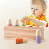 Color Spring – Spielen & Entwickeln – Sensorisches Babyspielzeug aus Holz