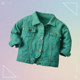Candy Color Jeansjacke – Leichte Jeansjacke für Kinder