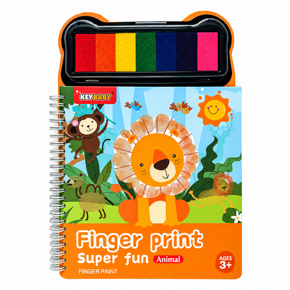 FingerArt – Kreativ & farbenfroh – Fingerfarbenbuch für Kinder