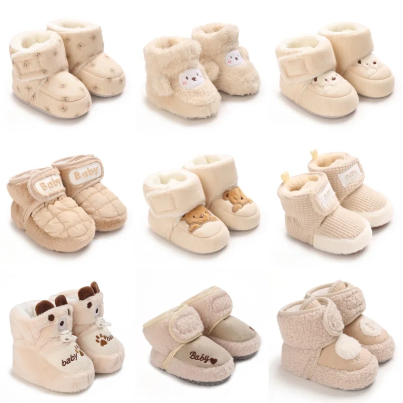 TinyBoots – Gemütlich & bequem – Plüsch-Babyschuhe für den Winter