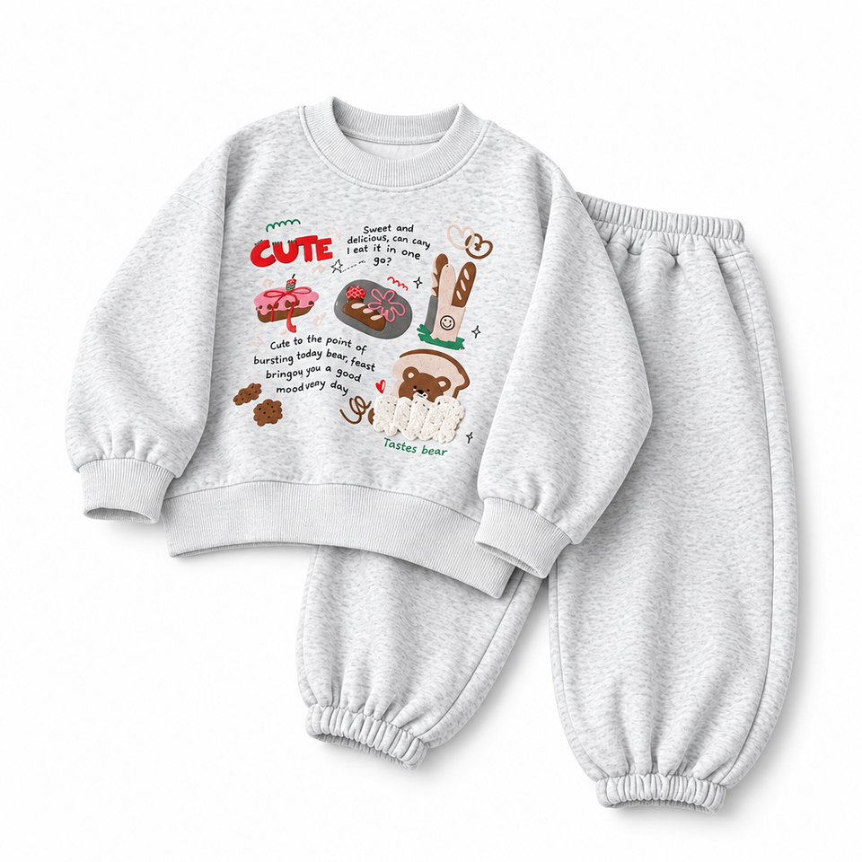 MiniBuddy – Weich & praktisch – Kinder-Pullover-Set mit langen Ärmeln