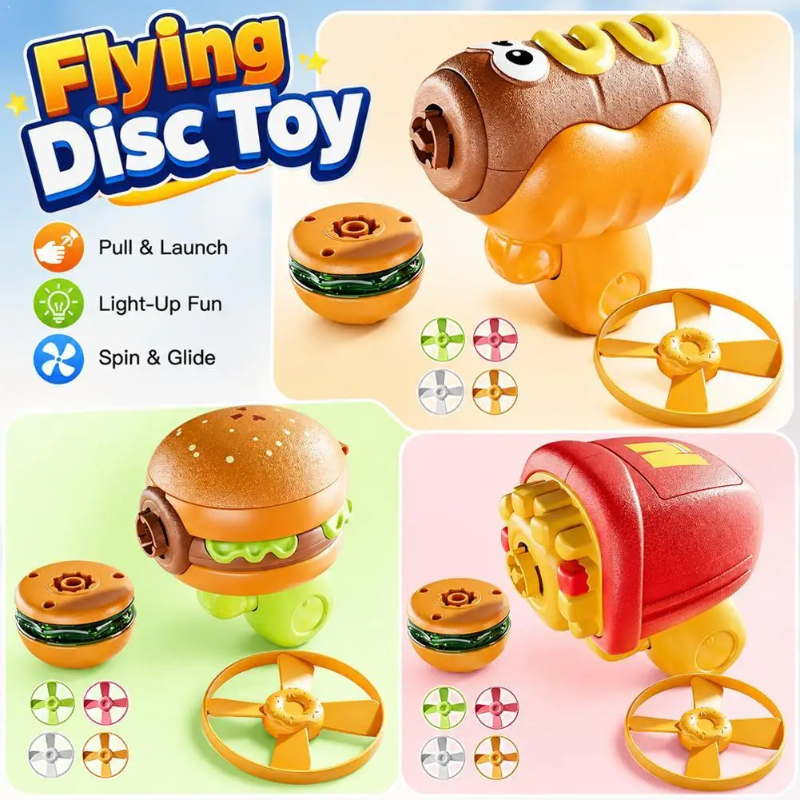 Flying Disk Toy – Kreativ & in Bewegung – Gyro Gun