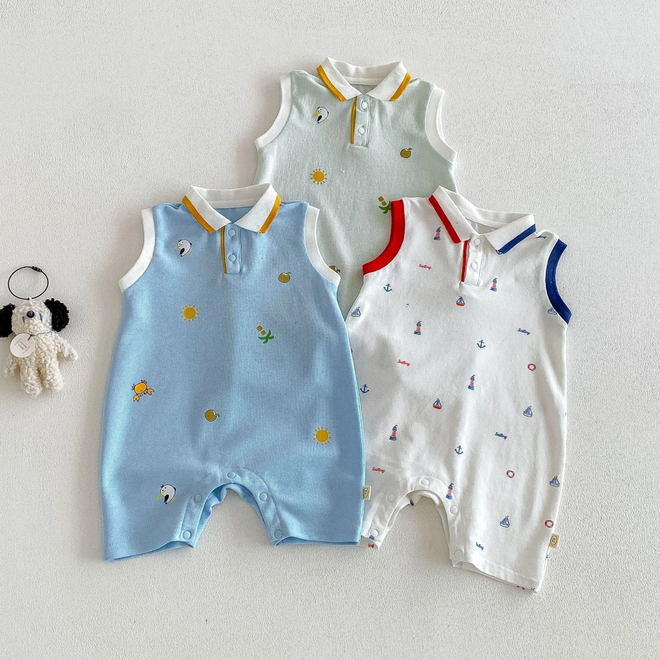 SunnyBaby – Bequem & niedlich – Polo-Strampler für Babys
