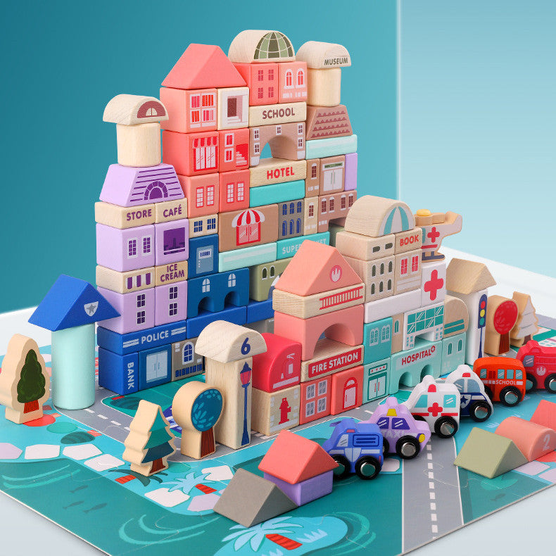 BuildJoy – Lehrreich & Unterhaltsam – Holzbauklötze in der Stadt