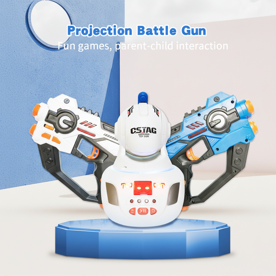 TargetPro – Wettkampf & Abenteuer – Laser-Schießspiel-Set mit Pistolen