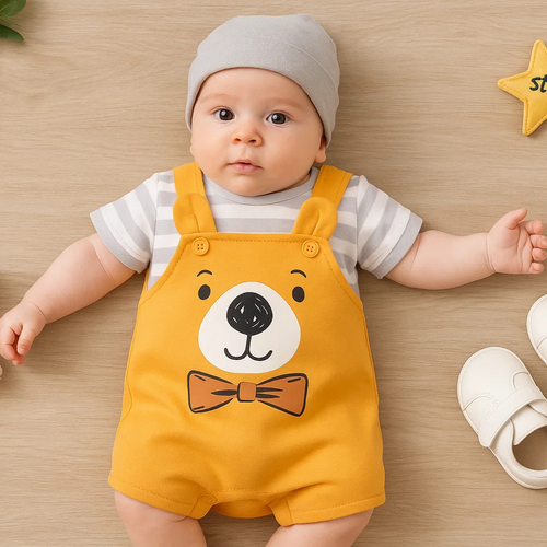 Mini Fashion™ - Komfort für jede Nacht - Kurzärmeliger Pyjama-Body