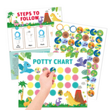Potty Training – Spielerisch & motivierend - Töpfchentrainingskarte mit Stickern