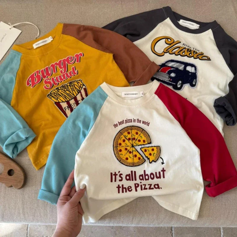 LittleRetro – Cool & trendy – Kinder-Langarmshirt mit grafischem Aufdruck