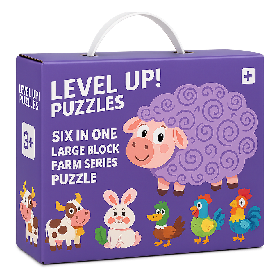 Woods™ - Feinmotorik und Kreativität - 6-in-1-Puzzle