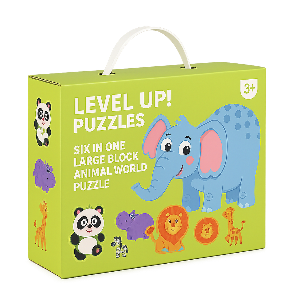 Woods™ - Feinmotorik und Kreativität - 6-in-1-Puzzle