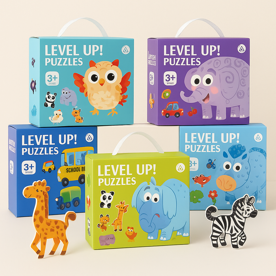 Woods™ - Feinmotorik und Kreativität - 6-in-1-Puzzle