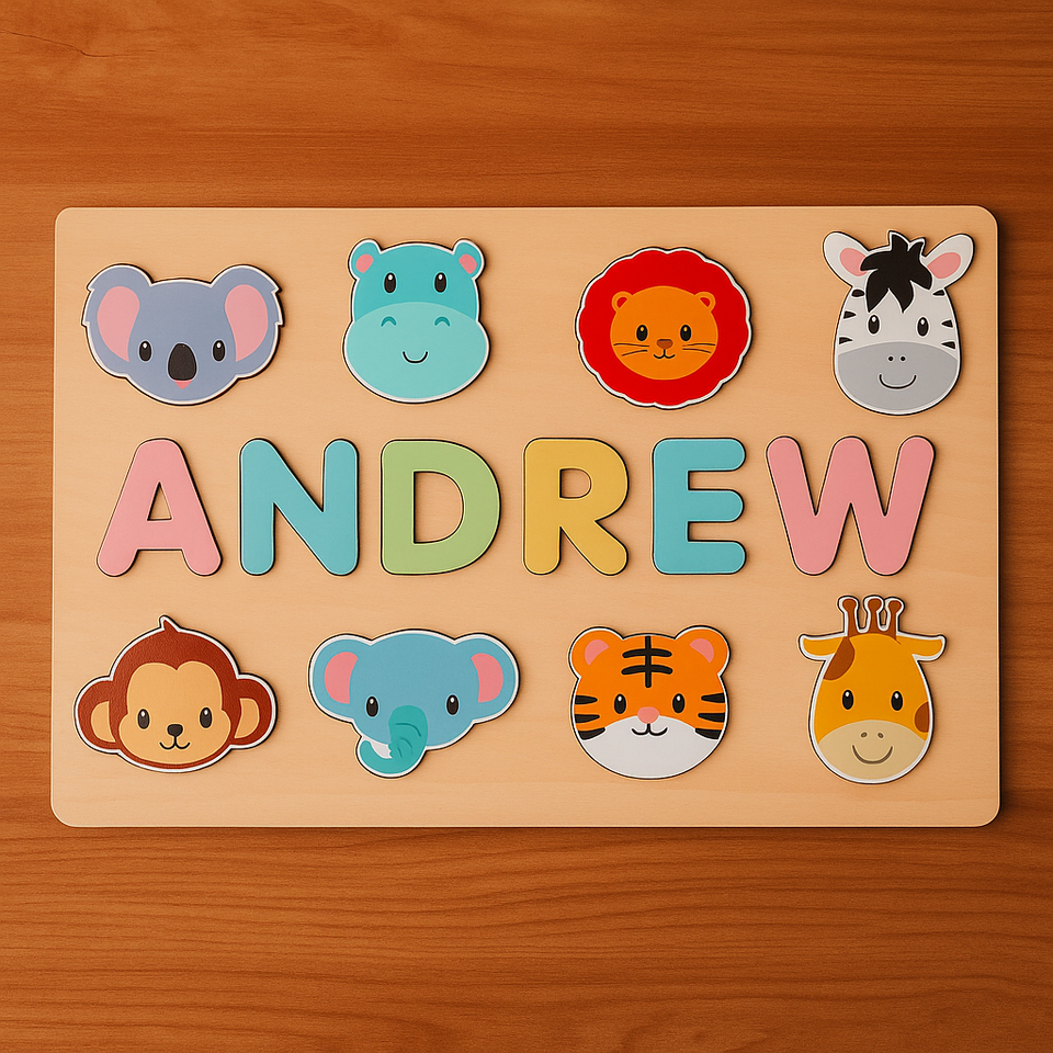 Woods™ - Genieße ein Puzzle mit deinem eigenen Namen! - Personalisiertes Puzzle