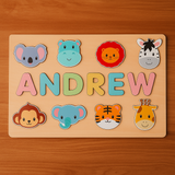 Woods™ - Genieße ein Puzzle mit deinem eigenen Namen! - Personalisiertes Puzzle