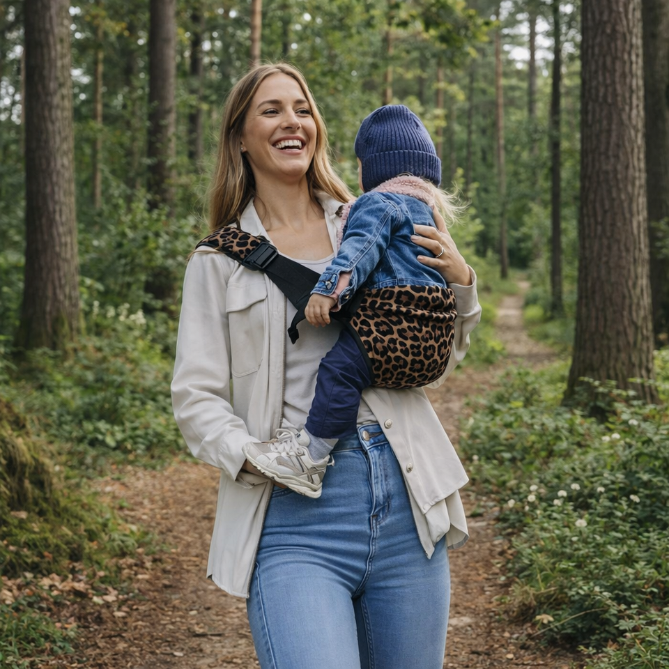 Baby Sling Carrier™ - Extrabreiter Tragegurt - Ergonomischer Hüfttrage