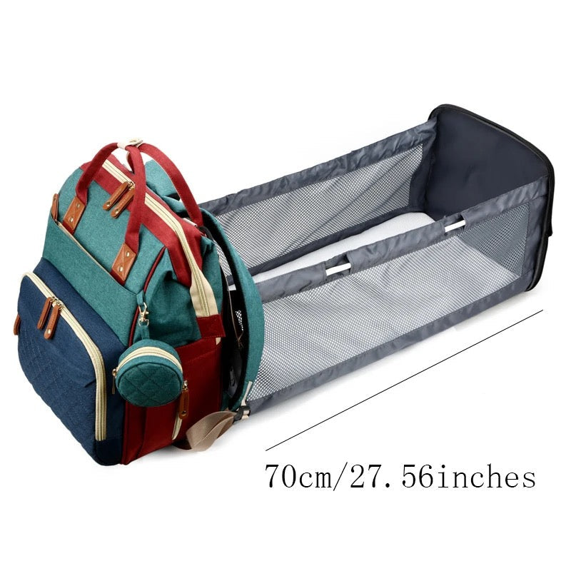 TravelNest – Immer ein Ort der Ruhe – 2-in-1-Wickeltasche mit Babybett
