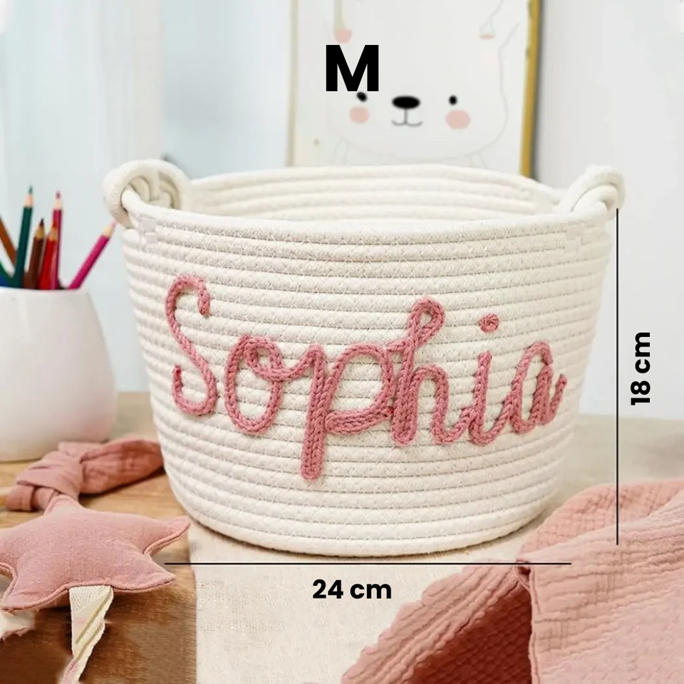 CuddleBasket – Hübsch & persönlich – personalisierter Windelkorb