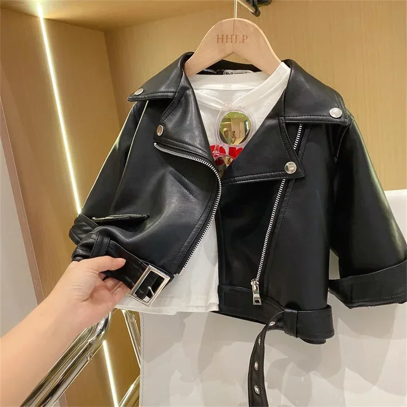 Girls Leather Jacket – Cool & stilvoll – Kinderjacke aus Leder