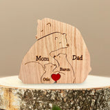 Family Puzzle™ – Personalisiertes Muttertagsgeschenk mit Bärenfamilie