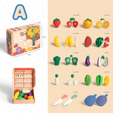Fruitigo – Lernen & Spielen – Montessori Obstschneideset