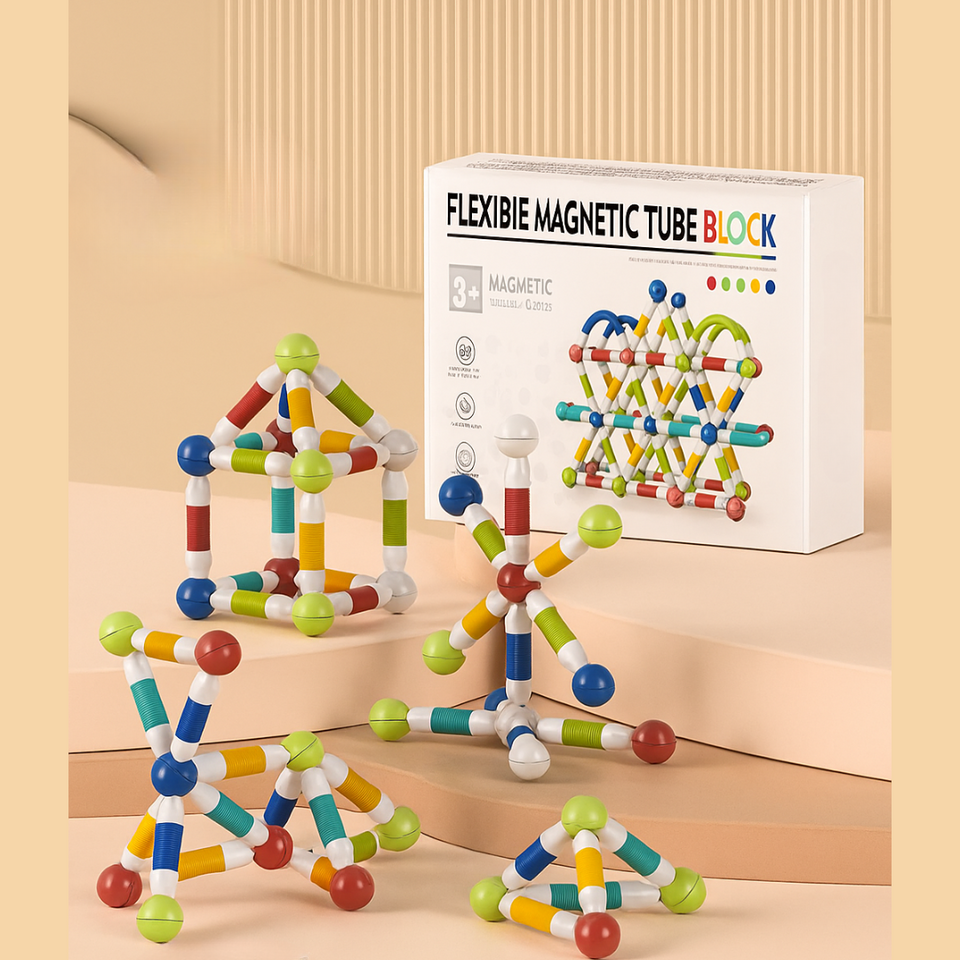 Magnetic Sticks - Endlos bauen – flexible Magnetstäbe